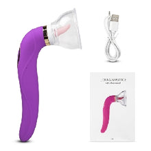Load image into Gallery viewer, Clitoral Sucking &amp; Licking Vibrator with Tongue (Long)
