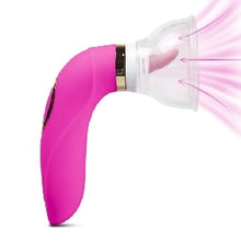 Load image into Gallery viewer, Clitoral Sucking &amp; Licking Massager with Tongue &amp; 2 Cups (Short)
