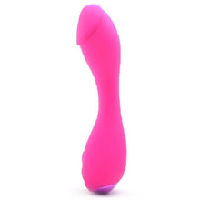 Load image into Gallery viewer, 10-Speed Flexible Pink Silicone Realistic Dildo Vibrator
