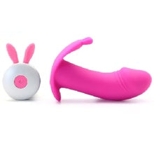 Load image into Gallery viewer, Pink Color 12-Speed Remote Control Rechargeable Silicone G-Spot Vibrator
