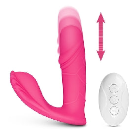 Remote Control Dildo Vibrator with pulse function